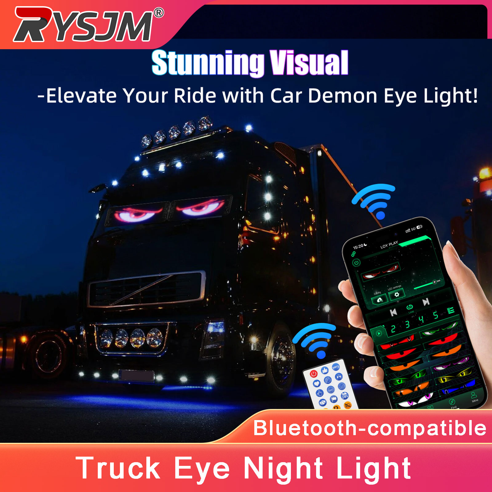 Car Led Light - Светодиодная панель LED Devil Eye для