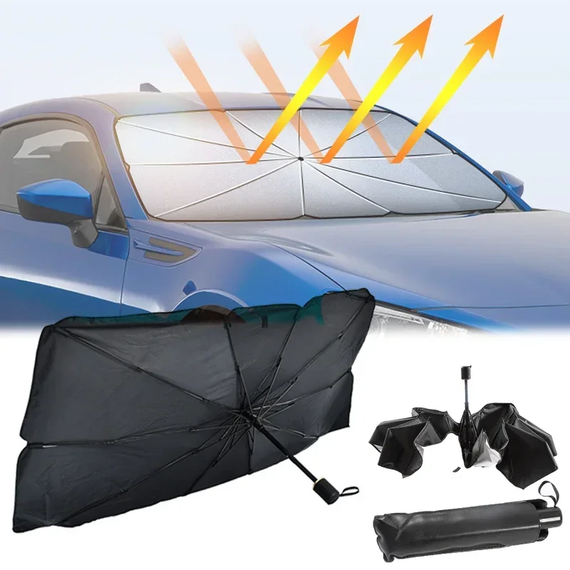 Windshield Sun Shade - Солнцезащитный экран для лобового стекла автомобиля,