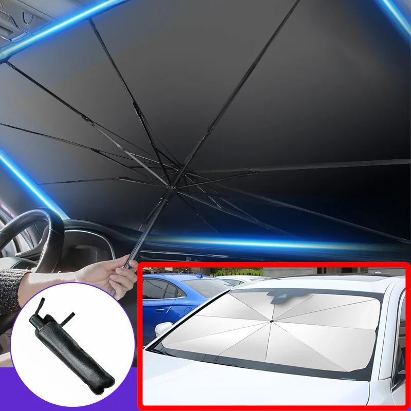 Windshield Sun Shade - Складной солнцезащитный экран для автомобиля, защита