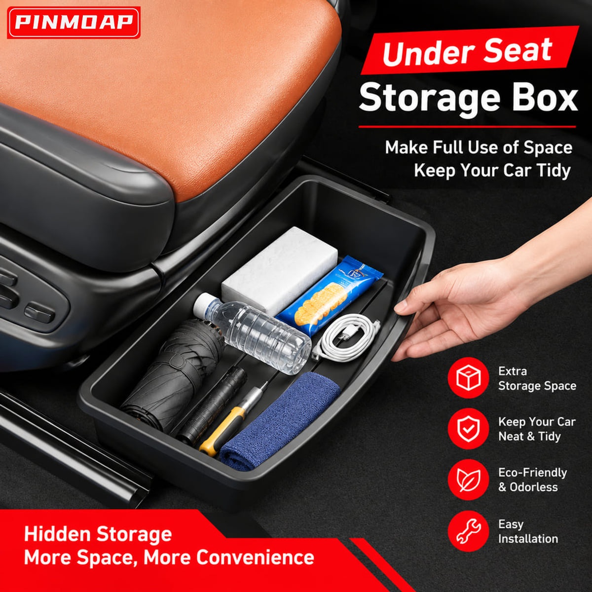 Car Cable Organizer - PINMOAP – подседельный органайзер для автомобиля,