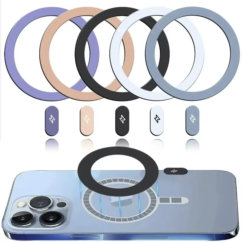 Car Phone Holder - 5/1 шт. Металлические магнитные кольца-наклейки для