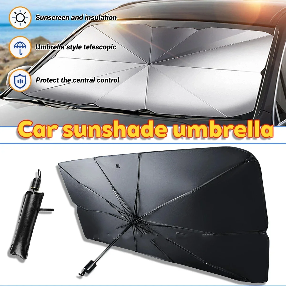 Автомобильный солнцезащитный э – обзор и цена Windshield Sun Shade
