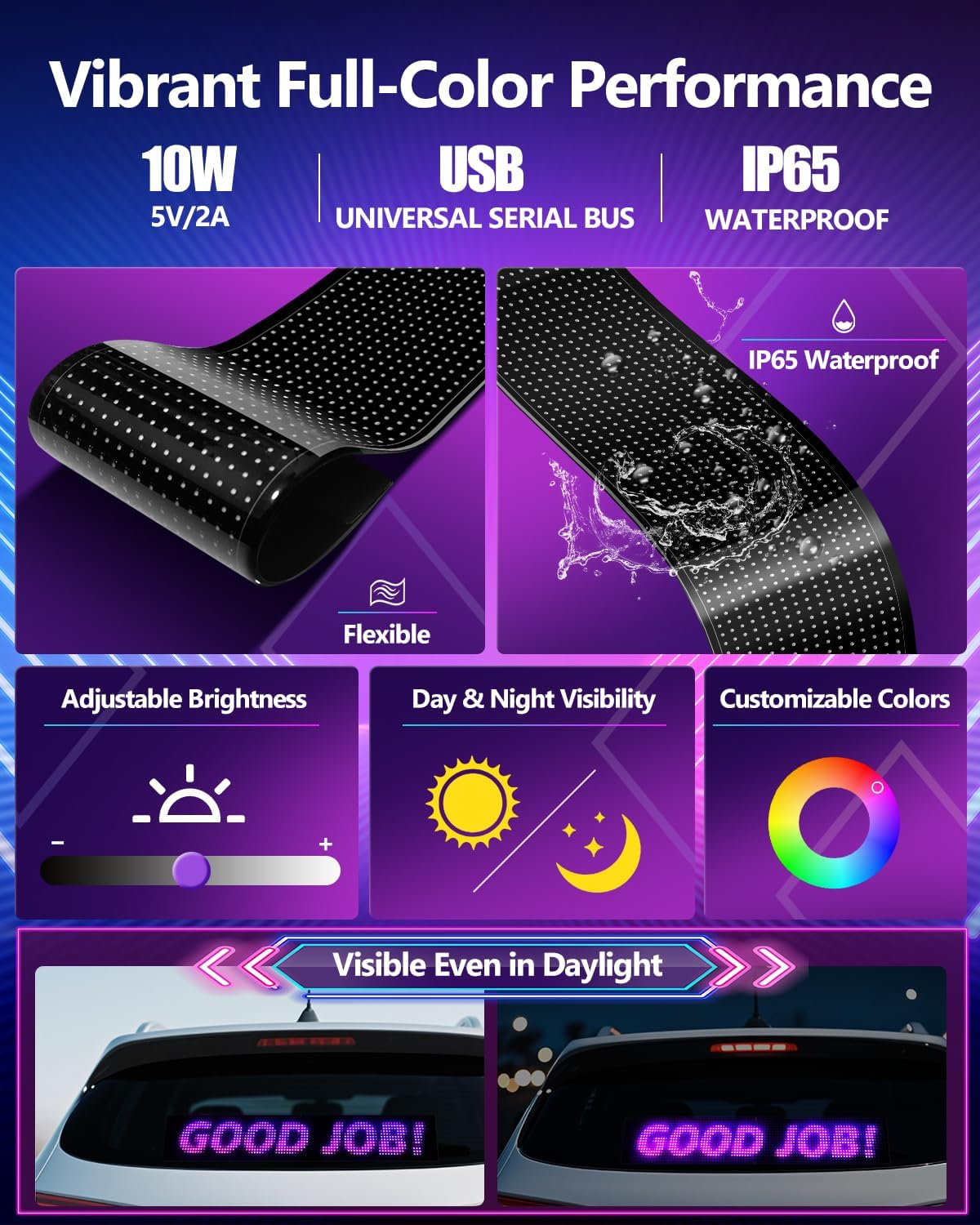 Многофункциональная светодиодн – обзор и цена Car Led Light