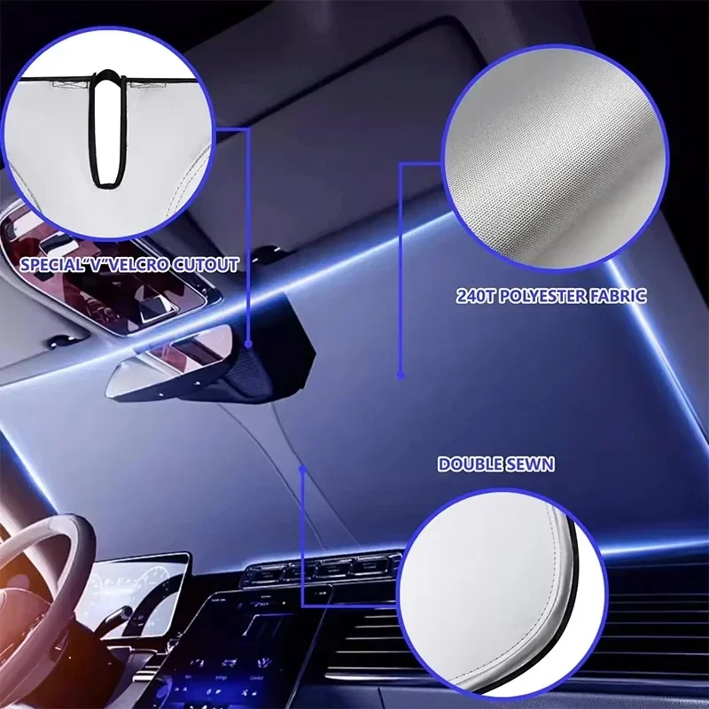 Солнцезащитный козырек для лоб – обзор и цена Windshield Sun Shade