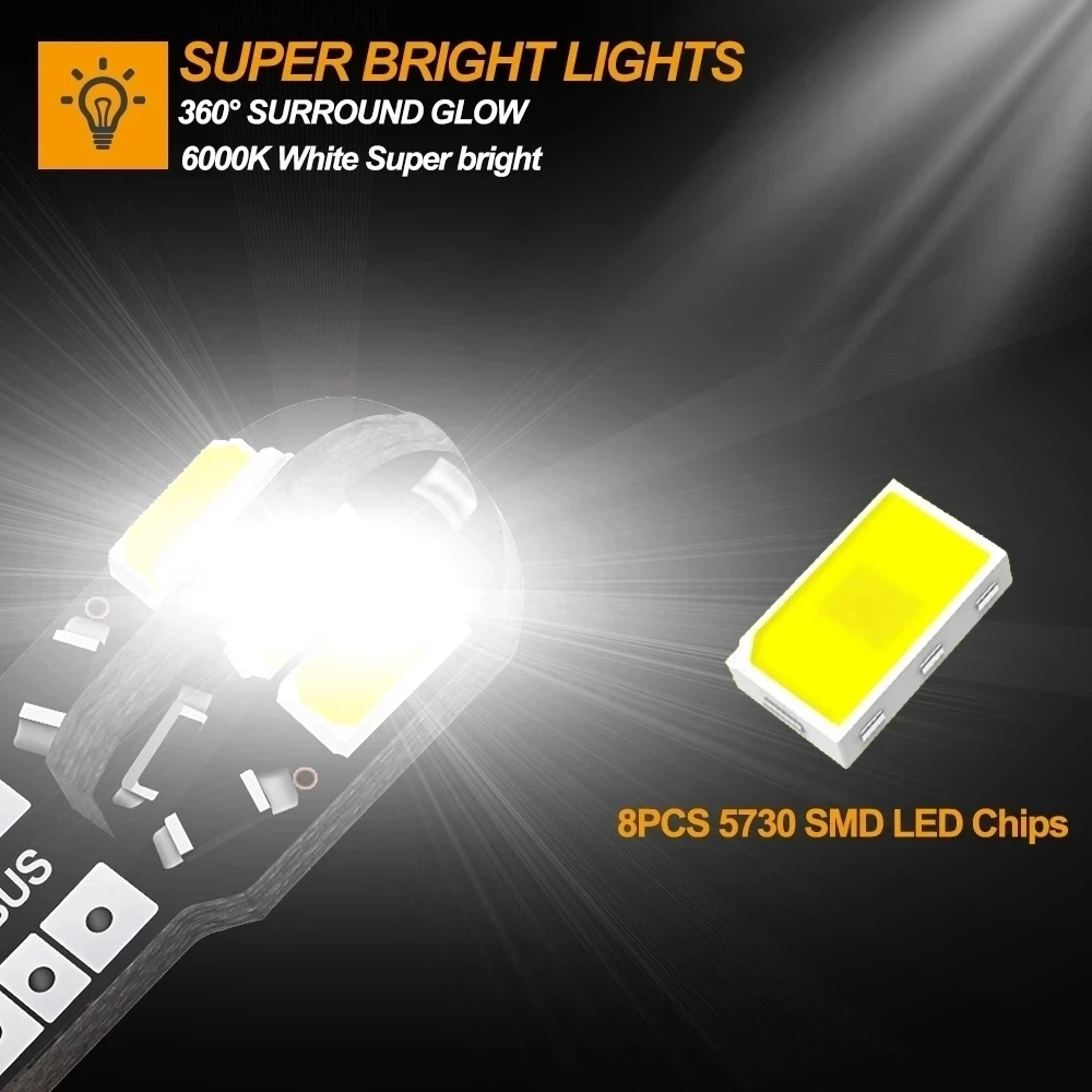 20/10 шт. Светодиодные лампы W – обзор и цена Car Led Light