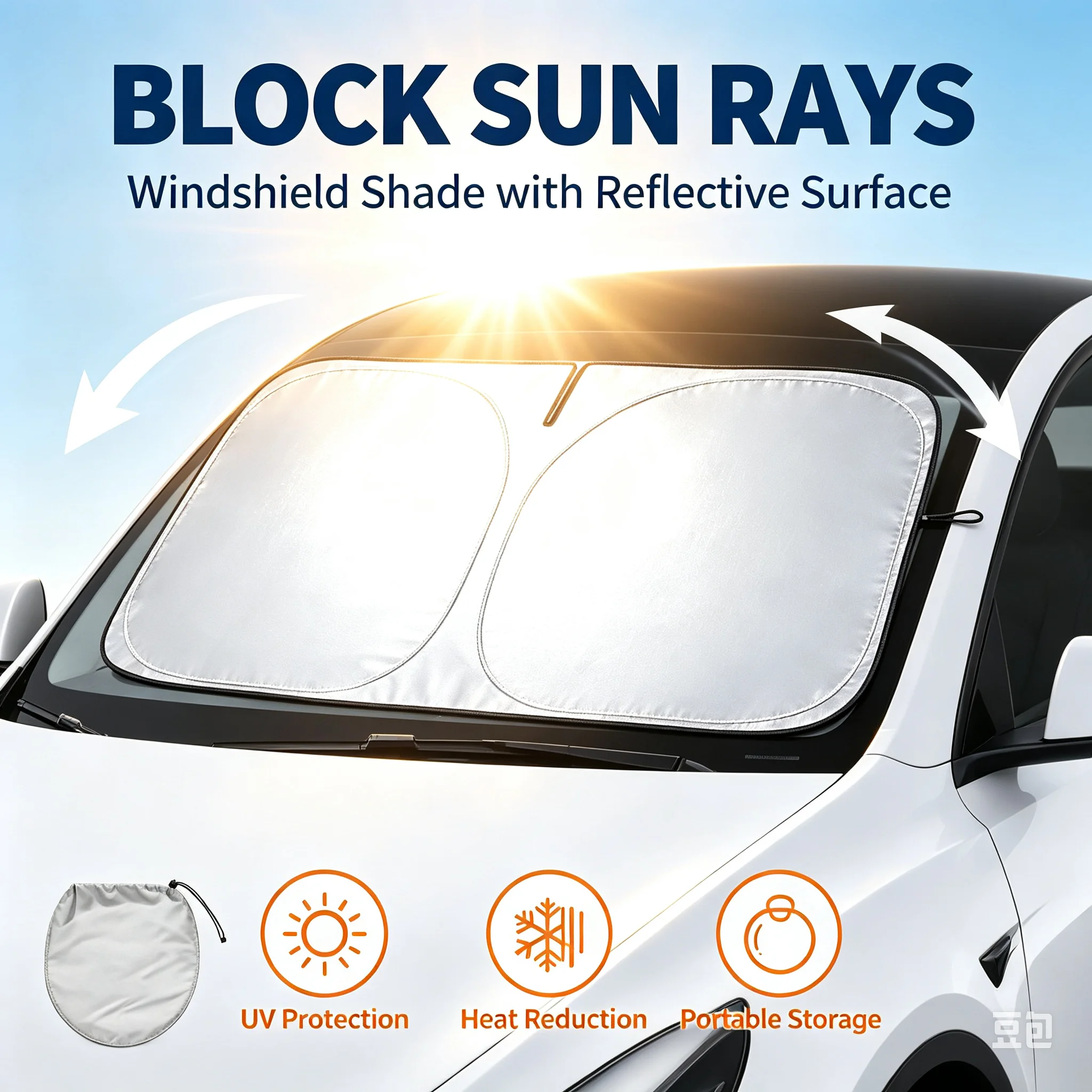 Солнцезащитный козырек для авт – обзор и цена Windshield Sun Shade