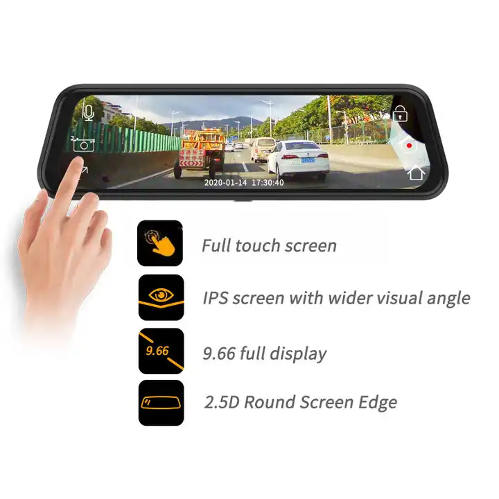 10-дюймовый зеркальный видеоре – обзор и цена Car Mirror
