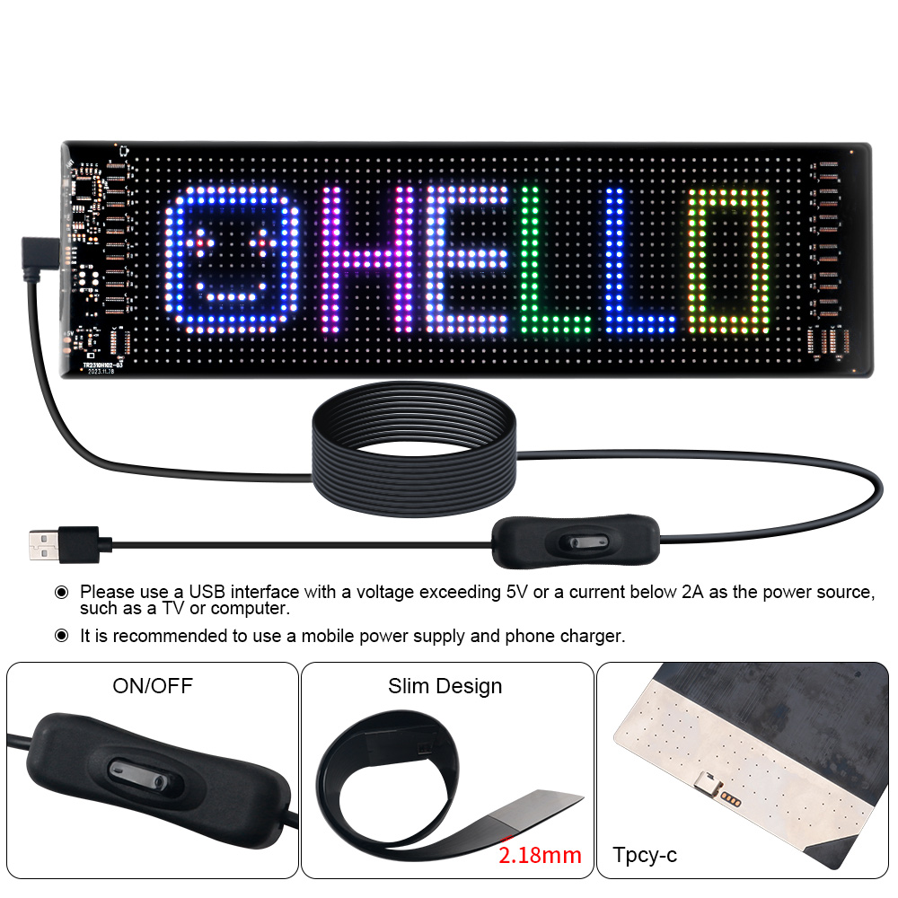 Светодиодная матричная пиксель – обзор и цена Car Led Light