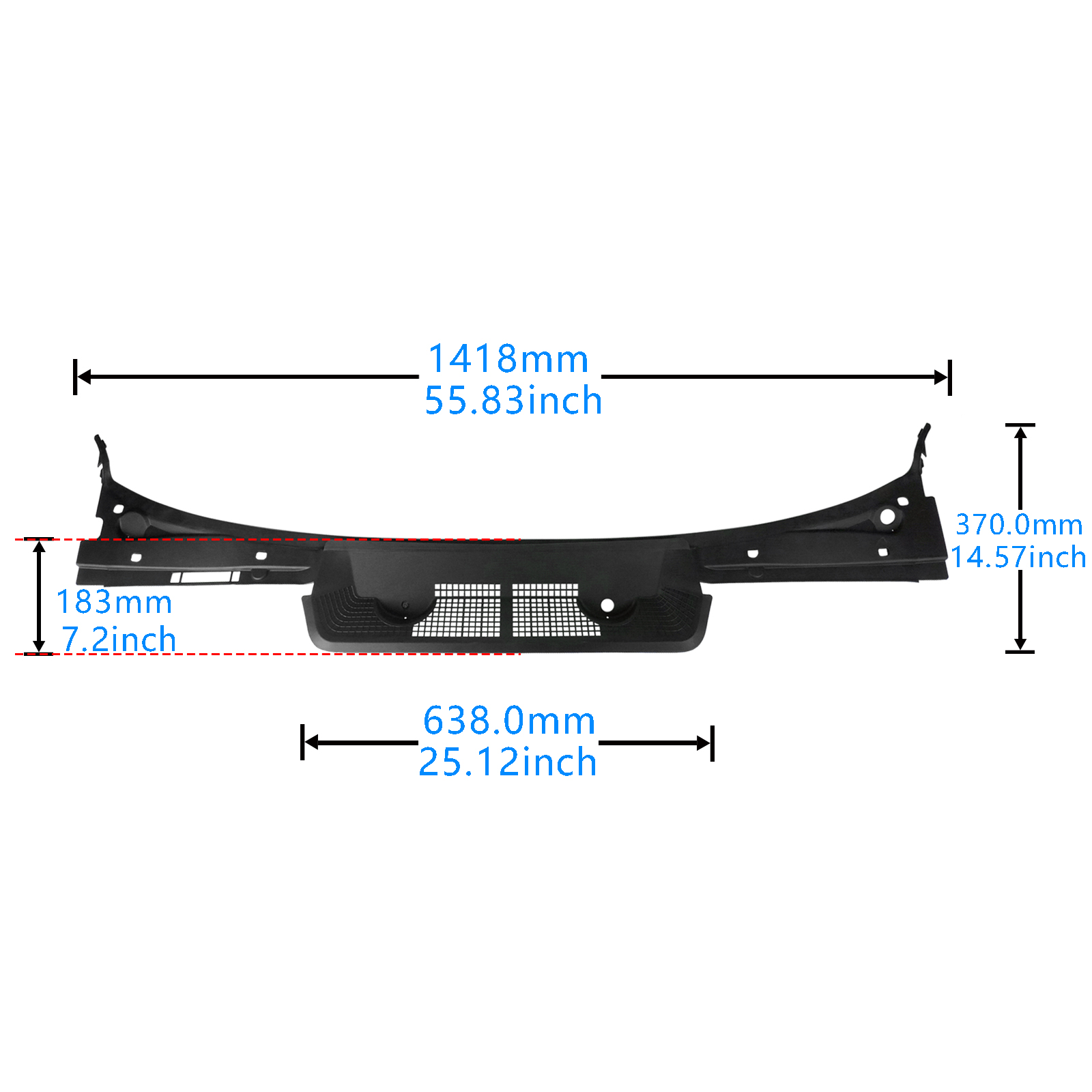 Комплект: Накладка на козырек  – обзор и цена Car Wiper